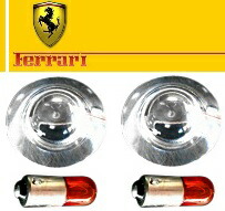 【M's】フェラーリ クリスタルサイドマーカー 左右 オレンジバルブ付 3581 Ferrari 458 F12 ベルリネッタ FF カリフォルニア 328 348 355 360 430 456 550 575 テスタロッサ 512 599 F40 F50 エンツォ