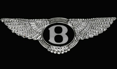 楽天市場 M S ベントレー Bentley コンチネンタル Ldy製 スワロフスキー ボンネットエンブレム フロントエンブレム 新品 エムズパーツshop 楽天市場店