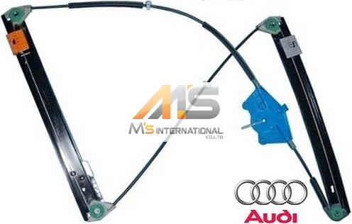 【M's】アウディ A4 S4 RS4 8E B6/B7（01y-08y）純正品 フロント ウインドーレギュレーター（左側）／／正規品 パワーウィンドーレギュレター 左前 FL AUDI 8E0-837-461C 8E0837461C｜エムズパーツshop　店 20,592円