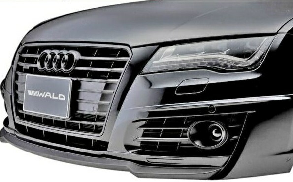 【M's】アウディ A7 SportBack 4GC（2011y-2015y）WALD SPORTS LINE フロントハーフスポイラー／／FRP製 正規品 ヴァルド バルド スポーツライン AUDI