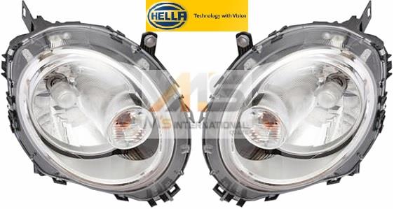 【M's】BMW MINI ミニ R55 R56 R58 (07y-/後期用) HELLA MARELLI 製 ハロゲンヘッドライト 左右 63122751873 6312275874 純正OEM 新品