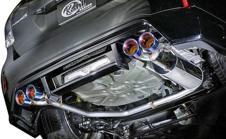 プリウスα 社外マフラー 4本出し 楽天市場】【M's】プリウス α 両側4本出し マフラー Type-II