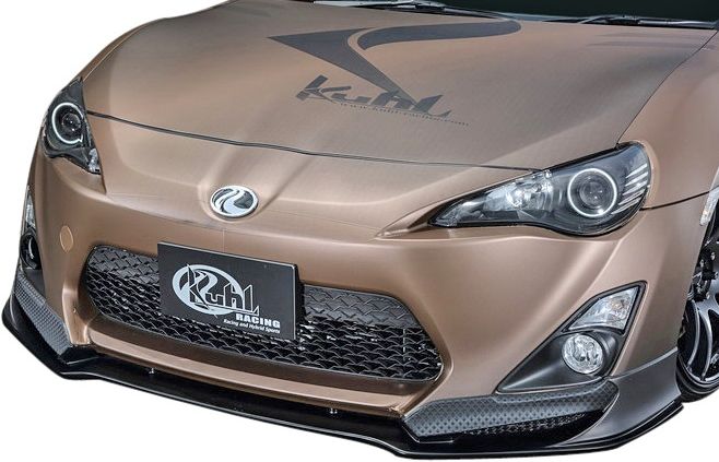 【M's】トヨタ 86 ZN6 前期 02R-SS I フロントハーフスポイラー FRP KUHL RACING ／／クール レーシング 製 エアロ TOYOTA 新品 フロントリップスポイラー