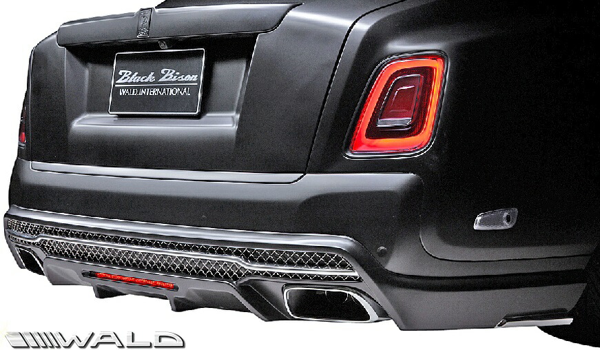 【M's】ロールスロイス ファントム (2018y-) WALD Black Bison リアスカート／／FRP製 ヴァルド エアロ カスタム シンプル ロールス Rolls Royce PHANTOM バルド ブラックバイソン リヤスカート