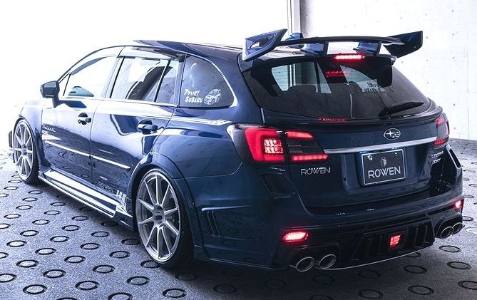 【楽天市場】【M’s】SUBARU LEVORG A-C型 前期 (2014.6-2017.7) ROWEN SPORT リアウイング V2