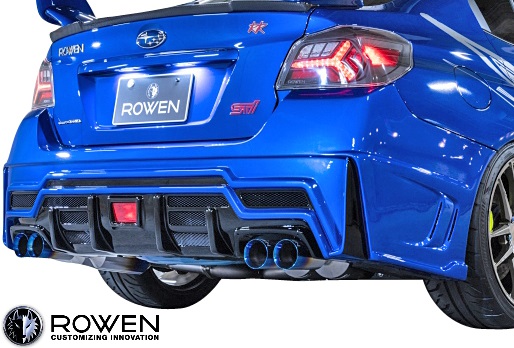 楽天市場】【M's】スバル WRX STI 後期 (2017.6-) ROWEN サイドダクト