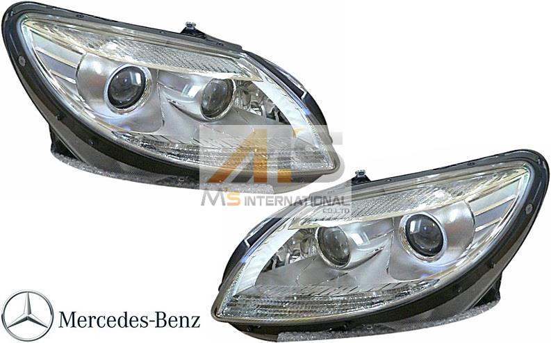 【M's】W216 ベンツ AMG CLクラス 前期(06y-10y)純正品 バイキセノン ヘッドライト 左右(ナイトビュー付用)//C216 CL550 CL600 CL63 CL65 216-820-2761 216-820-2861 2168202761 2168202861 216-820-5161 216-820-5261 2168205161 2168205261|エムズパーツshop 店