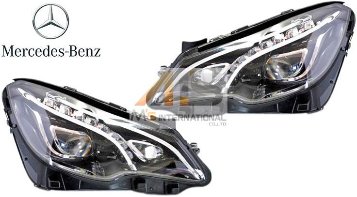 【M's】W207 ベンツ Eクラス クーペ 後期（2013y-）純正品 バイキセノン ヘッドライト（左右）／／純正OEM C207 E250 E350 E400 E550 バイキセノン ライト 207-820-8761 207-820-8861 2078208761 2078208861 日本仕様 左側通行用｜エムズパーツshop　店