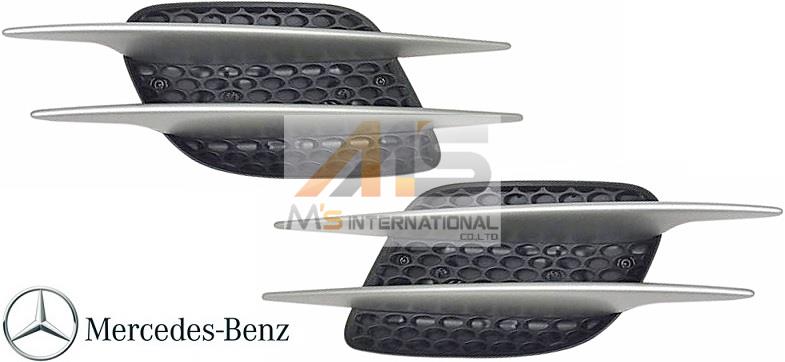【M's】R230 ベンツ AMG SLクラス 前期/中期（01y-08y）純正品 サイドフェンダーダクト 左右／／正規品 サイドフェンダーグリル サイドダクトフィンパネル サイドフィンダクト C230 SL350 SL500 SL550 SL600 SL55 230-690-0136 230-690-0236 2306900136 2306900236｜エムズパーツshop　店 17,697円