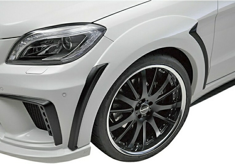 【M's】W166 ベンツ ML350 Mクラス（2012y-2015y）WALD オーバーフェンダー 6ピース（片側20mmワイド）／／FRP製 ヴァルド バルド ブラックバイソン SPORTS LINE Black Bison Edition エアロ