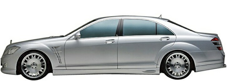 【M's】W221 ベンツ Sクラス 前期（05y-09y）WALD Executive LINE サイドステップ 左右（ロング用/純正カバータイプ）FRP 未塗装 ヴァルド バルド エアロ エグゼクティブライン S350 S500 S550 S600 44,330円