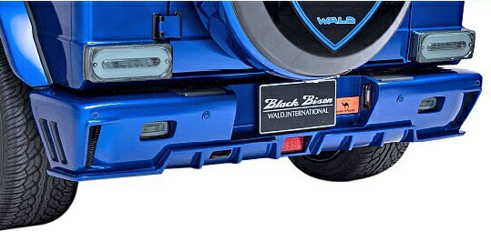 【M's】W463 Mercedes-AMG G63（2013y-）WALD Black Bison リアバンパースポイラー（LEDランプ・ネット付属）／／HYBRID製 CARBON FRP エアロ ヴァルド バルド ブラックバイソン カーボン ベンツ Gクラス ゲレンデ