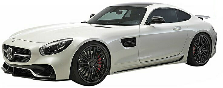 【M's】C190 メルセデス AMG-GT（2015y-）WALD ブラックバイソン フルエアロ 3点キット（FRP製）／／ヴァルド SPORTS LINE Black Bison Edition R190 W190 V8 M178 バルド 正規品