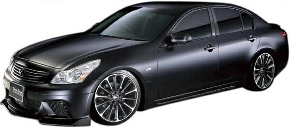 スカイラインv36 タイプS 純正サイドステップ スカイライン セダン V36 タイプS タイプSP 前期 中期 サイド