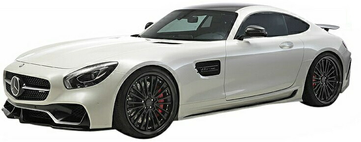 【M's】C190 メルセデス AMG-GT（2015y-）WALD ブラックバイソン フルエアロ 3点キット（カーボン/FRP製）／／ヴァルド SPORTS LINE Black Bison Edition R190 W190 V8 M178 バルド 正規品