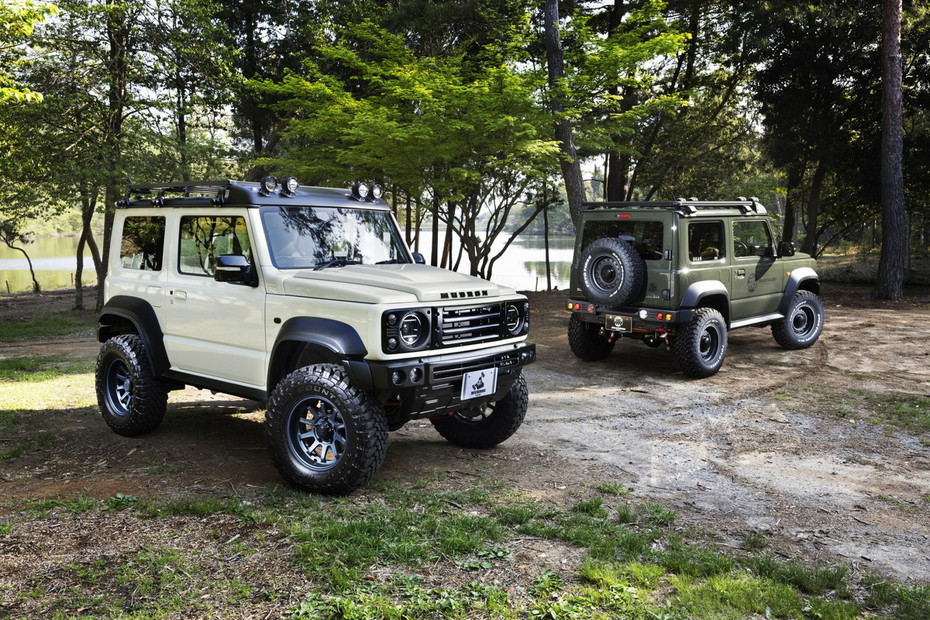 【M's】スズキJB74Wジムニーシエラ(2018y-)AIMGAINMUDRONADVENTUREタイプ1エアロキット2点(F+R)エイムゲインマッドロンアドヴェンチャーFRPエアロセットパーツフルエアロフルキット社外外装改造カスタムJIMNYSIERRA74ジムニー74シエラType-1