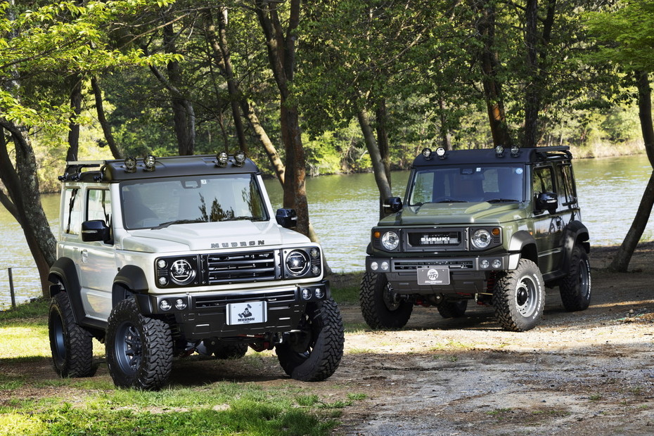 【M's】スズキJB74Wジムニーシエラ(2018y-)AIMGAINMUDRONADVENTUREタイプ1エアロキット2点(F+R)エイムゲインマッドロンアドヴェンチャーFRPエアロセットパーツフルエアロフルキット社外外装改造カスタムJIMNYSIERRA74ジムニー74シエラType-1