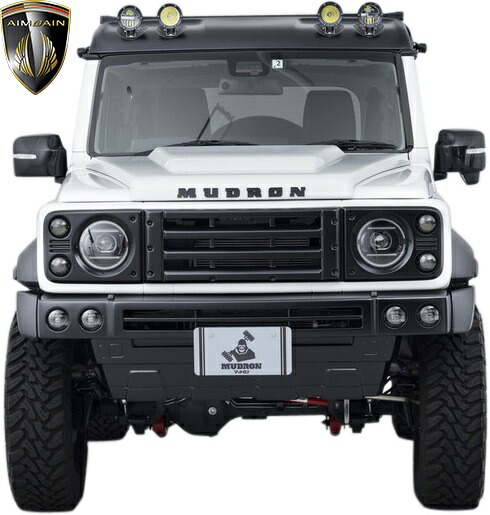 【M's】スズキJB74Wジムニーシエラ(2018y-)AIMGAINMUDRONADVENTUREタイプ1エアロキット2点(F+R)エイムゲインマッドロンアドヴェンチャーFRPエアロセットパーツフルエアロフルキット社外外装改造カスタムJIMNYSIERRA74ジムニー74シエラType-1