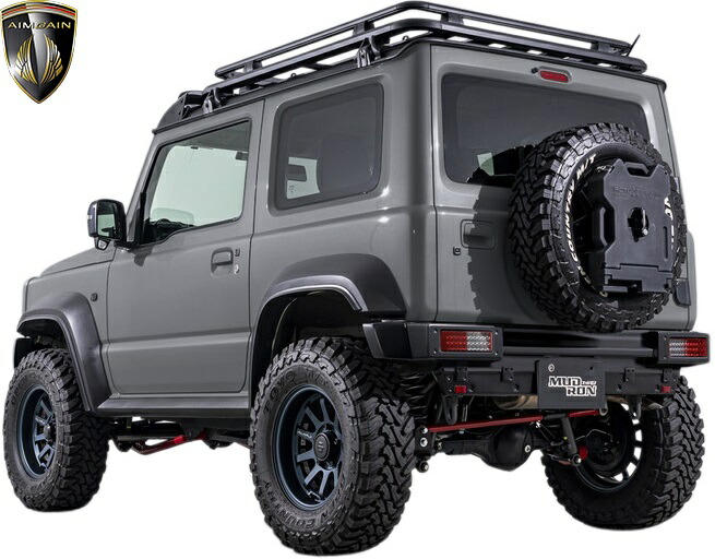 【M's】スズキJB74Wジムニーシエラ(2018y-)AIMGAINMUDRONADVENTUREタイプ2エアロキット2点(F+R)エイムゲインマッドロンアドヴェンチャーFRPエアロセットパーツフルエアロフルキット社外外装改造カスタムJIMNYSIERRA74ジムニー74シエラType-2