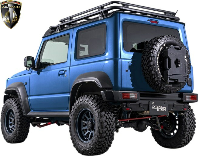【M's】スズキJB74Wジムニーシエラ(2018y-)AIMGAINMUDRONADVENTUREタイプ2エアロキット2点(F+R)エイムゲインマッドロンアドヴェンチャーFRPエアロセットパーツフルエアロフルキット社外外装改造カスタムJIMNYSIERRA74ジムニー74シエラType-2