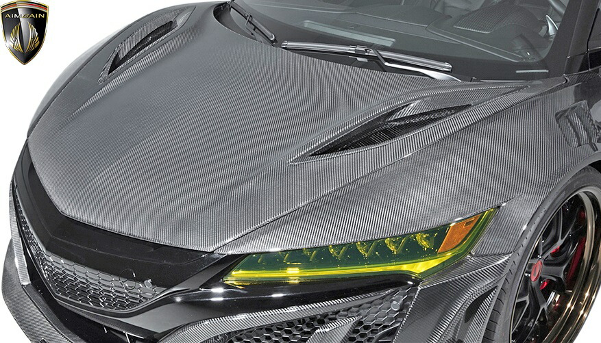 【M's】ホンダ NSX NC1 (2016y-) AIMGAIN GT ボンネット DRY CARBON エイムゲイン ドライカーボン エアロ エアロボンネット クーリングボンネット エヌエスエックス HONDA ACURA アキュラ