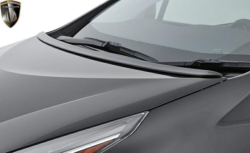 【M's】トヨタ 50プリウス HYBRID 後期 (2018y-) AIMGAIN ボンネットスポイラー エイムゲイン エアロ ボンネットウイング プリウスエアロ エアロパーツ プリウス50 50系 後期プリウス 50後期 PRIUS ハイブリット MC後 ZVW51 ZVW55
