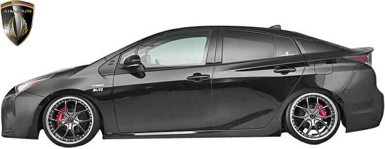 楽天市場】プリウス 50系 サイドスカート左右セット 塗装込H-STYLE製