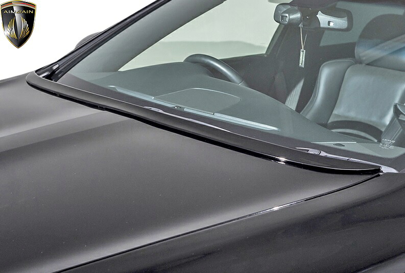 【M's】レクサス 40系 後期 LS460 LS600h (F-SPORT用) AIMGAIN 純VIP SPORT ボンネットスポイラー FRP エイムゲイン エアロ LSエアロ エアロパーツ ボンネットウイング カスタム シンプル レクサスLS LEXUS LS Fスポーツ USF40 UVF45 40LS LS40