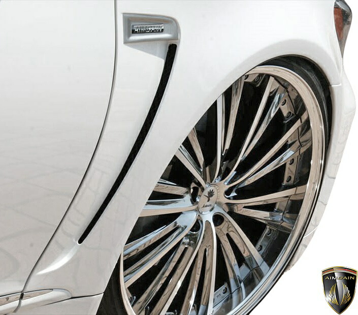 【M's】レクサス 40系 中期 LS600h LS600hL (2009.9 - 2012.10) AIMGAIN 純VIP フロントフェンダーダクト 左右／／UVF45 UVF46 FRP エイムゲイン エアロ カスタム シンプル レクサスLS LEXUS LS 40LS LS40 中期LS 40中期LS