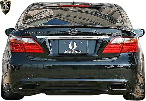 【M's】レクサス 40系 中期 LS460 LS460L (2009.9 - 2012.10) AIMGAIN 純VIP リアバンパー USF40 USF41 FRP エイムゲイン エアロ リヤバンパー カスタム シンプル レクサスLS LEXUS LS 40LS LS40 中期LS 40中期LS