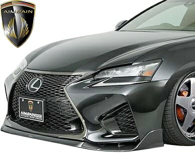 【M's】レクサス GS F (2015.11-) AIMGAIN SPORT フロントアンダースポイラー CFRP製 カーボン エイムゲイン エアロ フロントスポイラー リップスポイラー LEXUS レクサスエアロ GSエアロ レクサスGS 10系 URL10｜エムズパーツshop　店