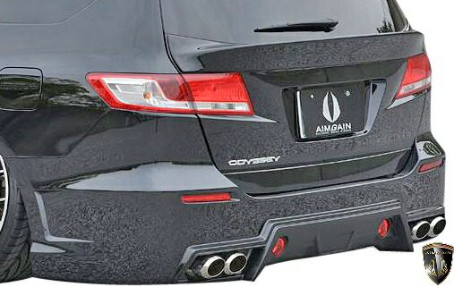 【M's】 ホンダ RB3 オデッセイ 前期 (2008y-2011y) AIMGAIN 純VIP GT リアバンパー ／／ FRP 未塗装 エイムゲイン エイムガイン エアロ パーツ カスタム ドレスアップ 外装 改造 エクステリア HONDA ODYSSEY RBオデッセイ リヤバンパー