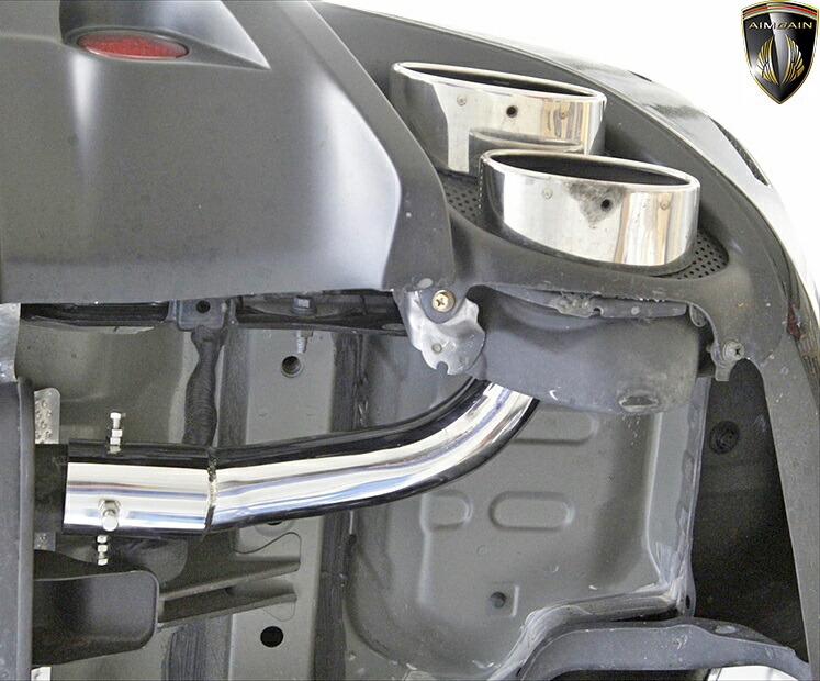 【M's】 レクサス 前期 CT200h F-SPORT ZWA10 (2011.1-2013.12) AIMGAIN HYBRID SPORT マフラーフィニッシャー ( 片側出しマフラーカッター付属 ) エイムゲイン エアロ パーツ カスタム シンプル ドレスアップ 改造 外装 エイムガイン LEXUS 10CT F SPORT Fスポーツ