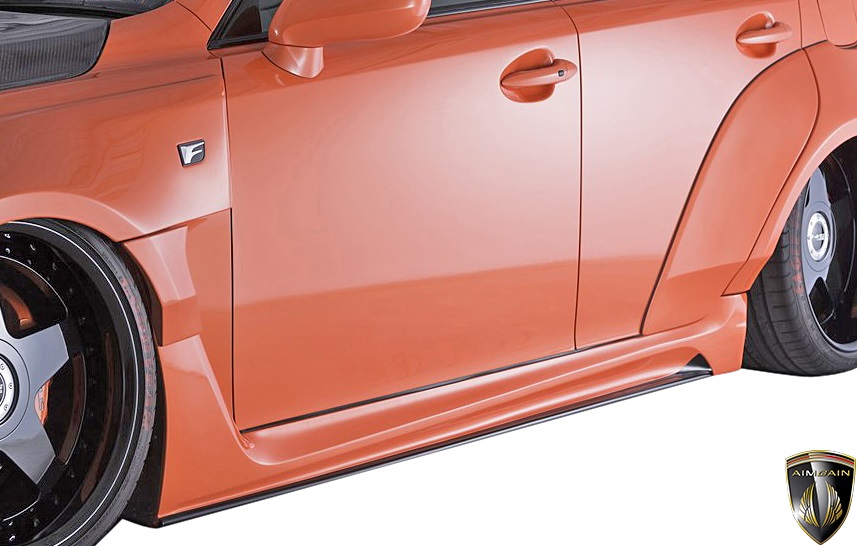 【M's】レクサス 20 IS-F USE20 (2007.10-2014.5) AIMGAIN 純VIP GT サイドステップ 左右 FRP 未塗装 エイムゲイン エアロ パーツ カスタム シンプル 改造 外装 エイムガイン LEXUS アイエスエフ 20系 IS F ISF 20IS 20ISF 20IS-F サイドスカート サイドスポイラー