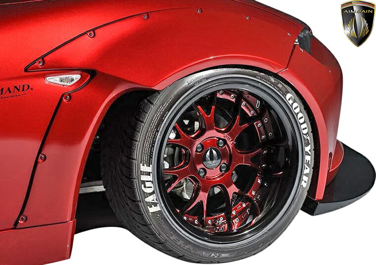 【M's】 マツダ ND ロードスター (2015y-) AIMGAIN GT フロントオーバーフェンダー 左右 ( 4ピース / 40mmワイド ) FRP エイムゲイン エアロ パーツ カスタム シンプル 外装 改造 ドレスアップ エイムガイン Roadster ワイドフェンダー オバフェン ワイド