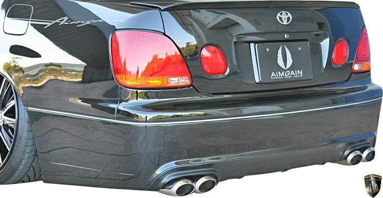 【M's】 トヨタ 16 アリスト JZS160 JZS161 (1997.8-2005.8) AIMGAIN 純VIP リアバンパー エイムゲイン FRP 未塗装 エアロ パーツ カスタム シンプル ドレスアップ 改造 外装 TOYOTA ARISTO 16アリスト エイムガイン バンパー リヤバンパー