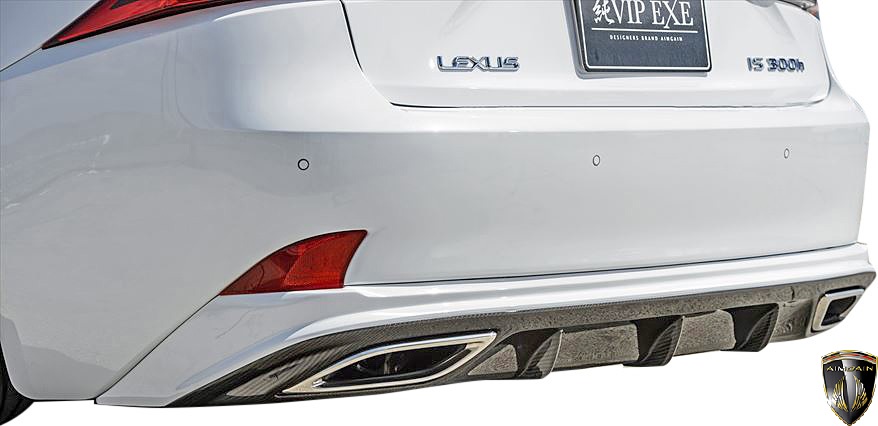 【M's】 レクサス 中期 30系 IS versionL F-SPORT (2016.10-2019.9) AIMGAIN 純VIP SPORT リアアンダースポイラー (タイプ1) カーボン CARBON エイムゲイン エアロ パーツ LEXUS Fスポーツ エフスポーツ F SPORT IS IS350 IS300h IS250 30IS バージョンL リアスカート