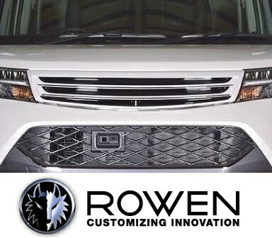 【M's】トヨタ タンクカスタム M900A/M910A (2016.11-) ROWEN JAPAN PREMIUM フロントグリル//FRP製 未塗装 ロエン ロウェン ローエン ローウェン エアロ エアロパーツ カスタマイズ ドレスアップ TANK CUSTOM 1T027C00|エムズパーツshop 店