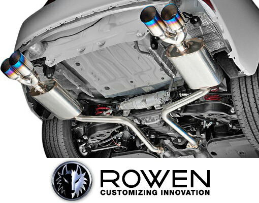 【M's】 レクサス 30系 IS200t / IS300 中期 (2016.10-2020.11) ROWEN PREMIUM01S『 ステンレステール 』 エキゾースト マフラー ( 両側4本出し ) SUS304 ロエン ロウェン ローエン ローウェン 狼炎 LEXUS レクサスIS 30IS IS30 1l002z00-4