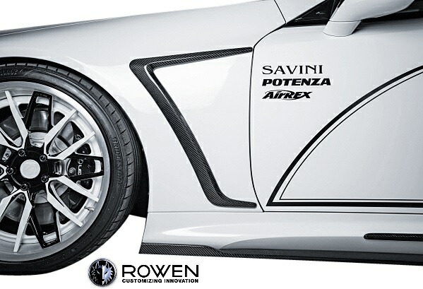 【M's】 レクサス LC LC500 / LC500h ( 2017.03- ) ROWEN WORLD PLATINUM カーボン フロントフェンダーエクステンション 左右 CARBON ロェン ロウェン ローエン ローウェン 狼炎 LEXUS レクサスLC エルシー URZ100 GWZ100 エアロ カスタム ドレスアップ 1L007E21｜エムズパーツshop　店