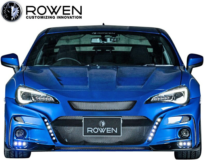 【M's】 スバル BRZ ZC6 後期 (2016.8-) ROWEN RR STREET ZERO RRレーシングボンネット FRP 未塗装 ロエン ロウェン ローエン ローウェン エアロ パーツ カスタム 外装 狼炎 トミーカイラ エアロボンネット クーリングボンネット ダクト 1T009B00
