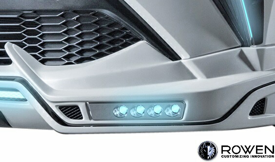 90ヴォクシーGRフロントスポイラーLED付き TRD ヴォクシー 90系 GRフロントスポイラー (LED付) アドバンスト