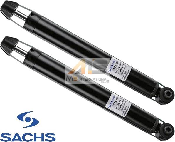 【M's】プジョー 307 1.6/2.0 SW/Break (2000y-2008y) SACHS リア ショックアブソーバー 左右 2本 ／／ 正規 ザックス ショック ダンパー 2個 セット リヤ 左後 右後 社外 パーツ 部品 足回り 外装 Peugeot 3EH NFU RFN 315-167 315167 315 167