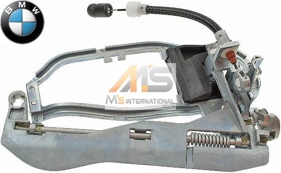 【M's】E53 BMW X5 (2000y-2007y) 純正OEM フロント ドアキャリア 左側 左前 ビーエムダブリュー エックスファイブ クロスファイブ 3.0i 4.4i 4.6is 4.8is ドアハンドルキャリア 5121-8243-615 51218243615|エムズパーツshop 店