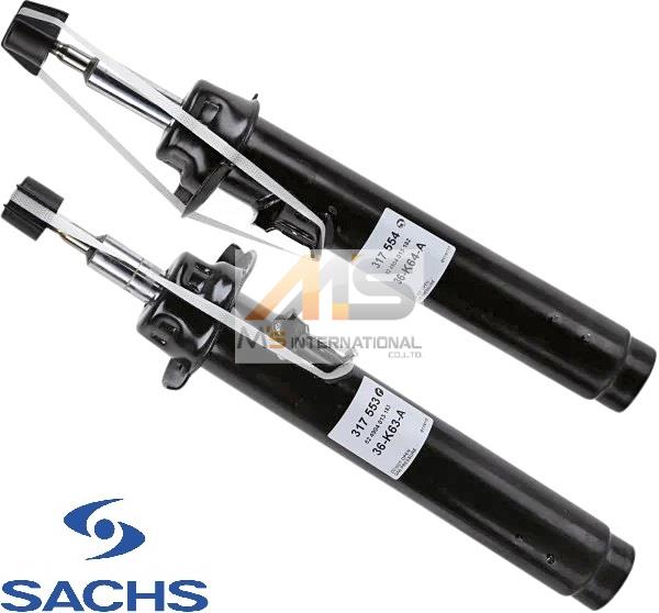 【M's】E84 BMW X1 sDrive 18i 20i VL/VM (2010y-2015y) SACHS フロント ショックアブソーバー 左右 2本 // ザックス ショック ダンパー 2個 セット 左前 右前 社外 パーツ 部品 足回り エックスワン Sドライブ 317-554 317-553 317554 317553 317 554 317 553