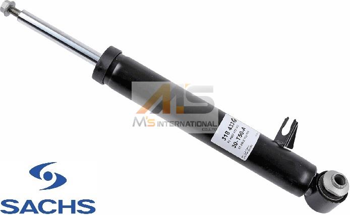 【M's】BMW F15 X5 F16 X6 35i 35d 50i KR KS KU (2013y-2019y) SACHS リア ショックアブソーバー 右側 1本 (スタンダードサスペンション車用) ザックス ショック ダンパー 1個 単品 右後 リア右 社外 パーツ 部品 足回り エックス ファイブ シックス 318-433 318433 318 433｜エムズパーツshop　店