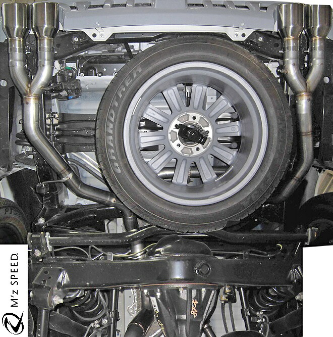 【M's】 LEXUS レクサス LX570 URJ201W (2015/9-2021/12) M'z SPEED LUV LINE MZ74 エキゾーストシステム マフラー ( ノーマルバンパー対応 ) エムズスピード エアロ パーツ カスタム ドレスアップ 改造 社外品 外装 部品 高級 正規 LX SUV スポーツマフラー 2381-0145