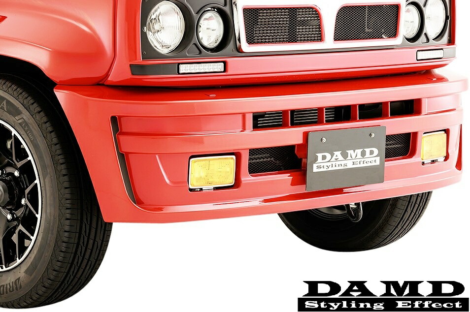 【M's】 JB74 ジムニーシエラ (2018.7-) DAMD littleΔ フロントバンパー ABS ダムド リトル デルタ エアロ パーツ 部品 外装 改造 社外品 カスタム SUZUKI 74 JIMNY SIERRA スズキ 74ジムニー シエラ リトルデルタ バンパー