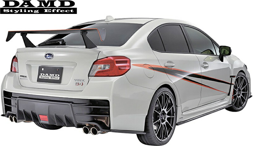 楽天市場 M S スバル Wrx S4 Sti 14 8 Damd レーシングリアウイング ダムド カーボン Carbon エアロ リアウイング リヤウイング Subaru Vag Vab エムズパーツshop 楽天市場店