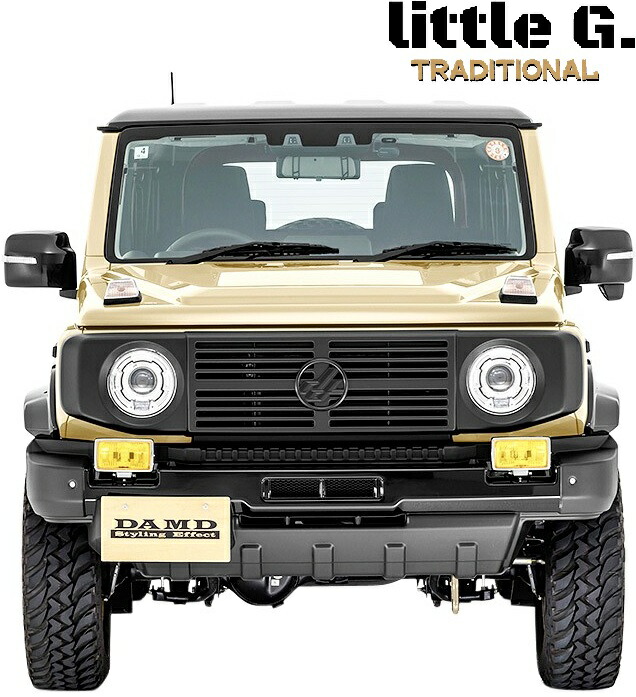 【M's】 スズキ JC74 ジムニーノマド 5ドア (2025.4-) DAMD little G. TRADITIONAL フロントバンパー ダムド リトルG トラディショナル ジムニー ノマド エアロ 社外 パーツ 部品 外装 改造 カスタム ドレスアップ エクステリア 74ノマド 5D 新型 バンパー